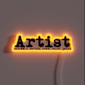 Artist RGB Neon Sign