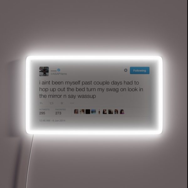 ASAP YAMS TWEET RGB Neon Sign