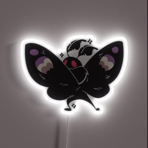 Asexual Pride Mothman RGB Neon Sign