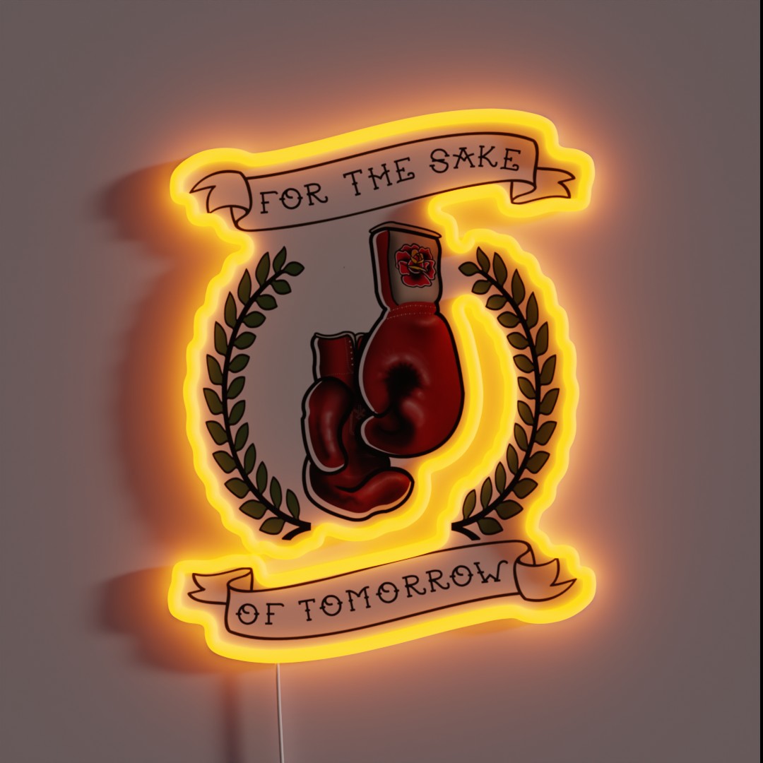 Ashita No Joe For The Sake Of Tomorrow RGB Neon Sign Ashita No Joe For The Sake Of Tomorrow RGB Neon Sign