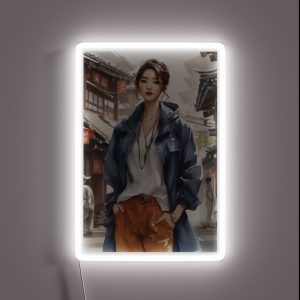 Asian Beauty RGB Neon Sign