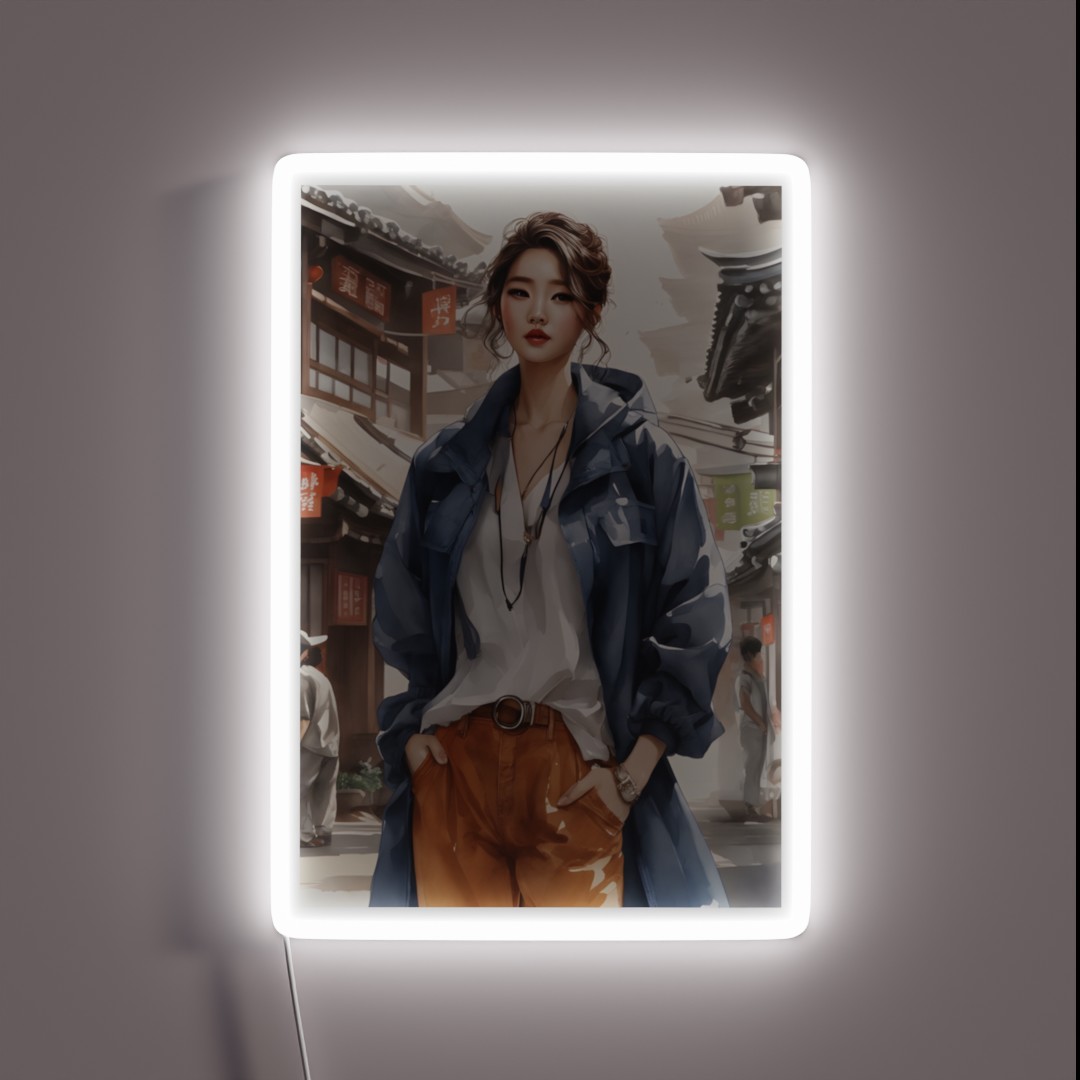 Asian Beauty RGB Neon Sign Asian Beauty RGB Neon Sign