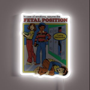 Assume The Fetal Position RGB Neon Sign Assume The Fetal Position RGB Neon Sign