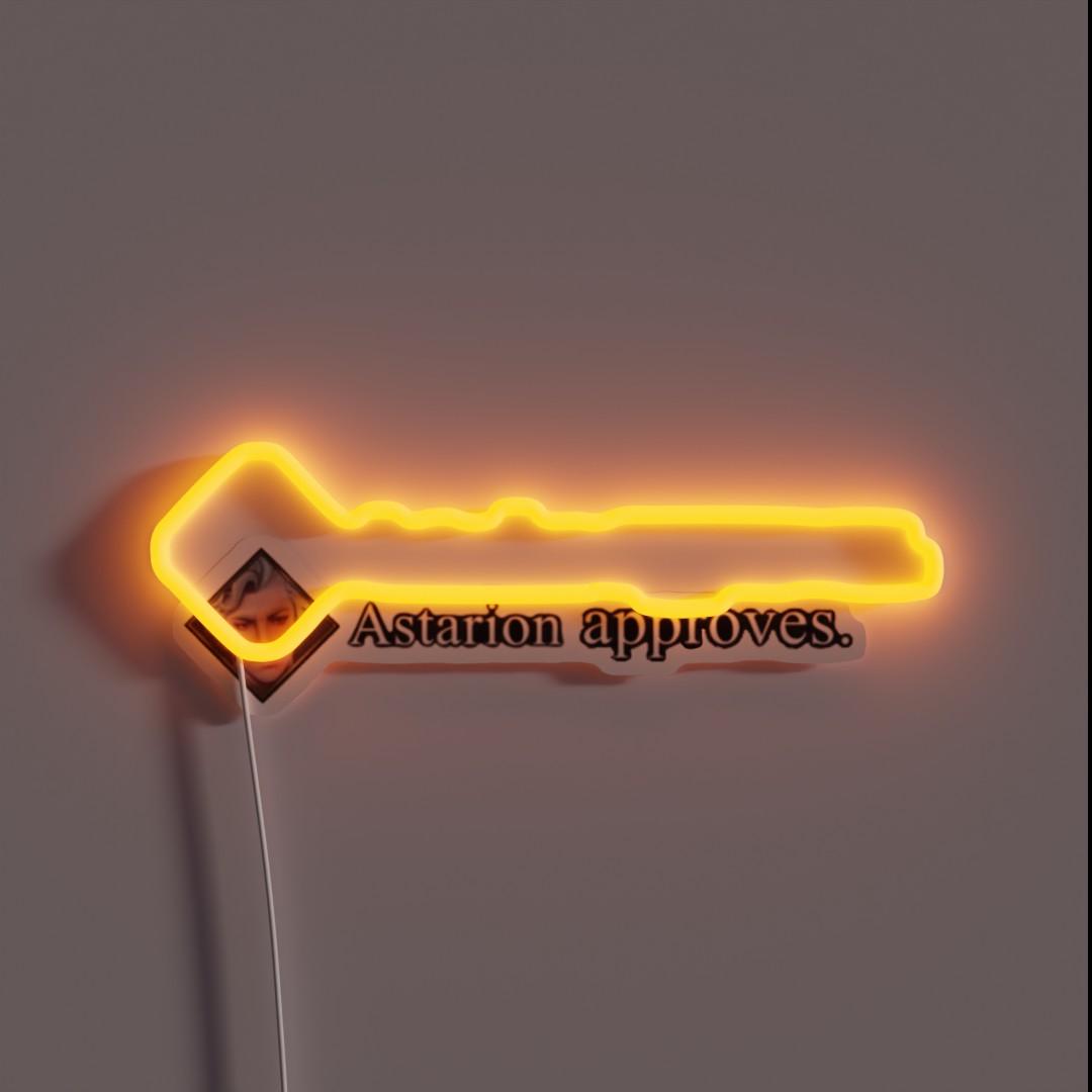 Astarion Approves RGB Neon Sign Astarion Approves RGB Neon Sign