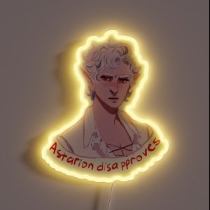 Astarion Disapproves RGB Neon Sign