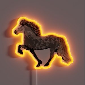 Astrid Icelandic Horse RGB Neon Sign
