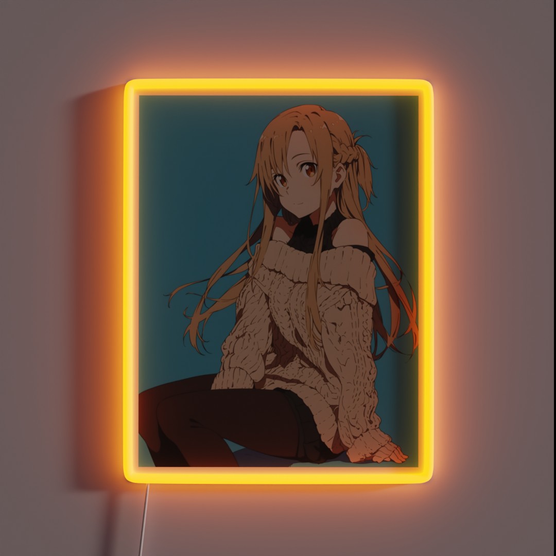 Asuna SAO 5 RGB Neon Sign Asuna SAO 5 RGB Neon Sign