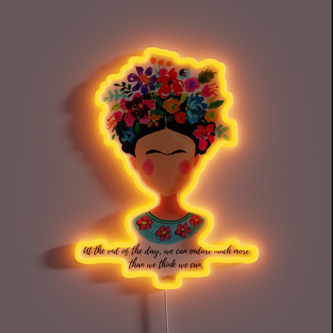 At The End Of The Day Frida RGB Neon Sign At The End Of The Day Frida RGB Neon Sign