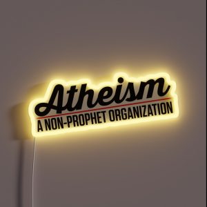 Atheism A Non Prophet Organization RGB Neon Sign
