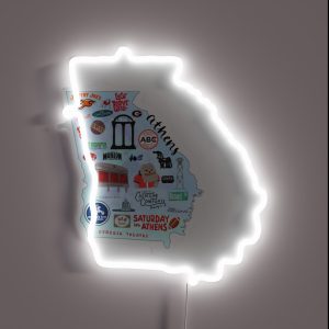 Athens Georgia RGB Neon Sign