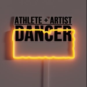 Athlete Artist Dancer RGB Neon Sign