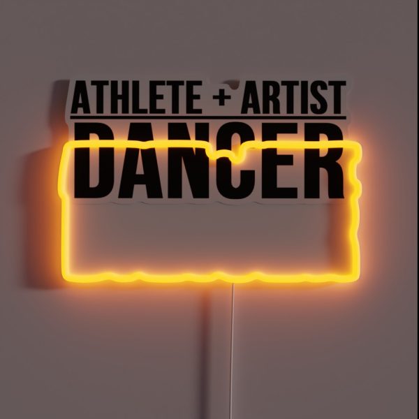 Athlete Artist Dancer RGB Neon Sign