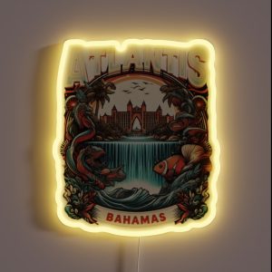 Atlantis Bahamas Unveiling The Mystical Resort Oasis RGB Neon Sign
