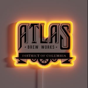 Atlas Brew Works RGB Neon Sign
