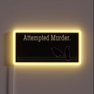 Attempted Murder RGB Neon Sign Attempted Murder RGB Neon Sign