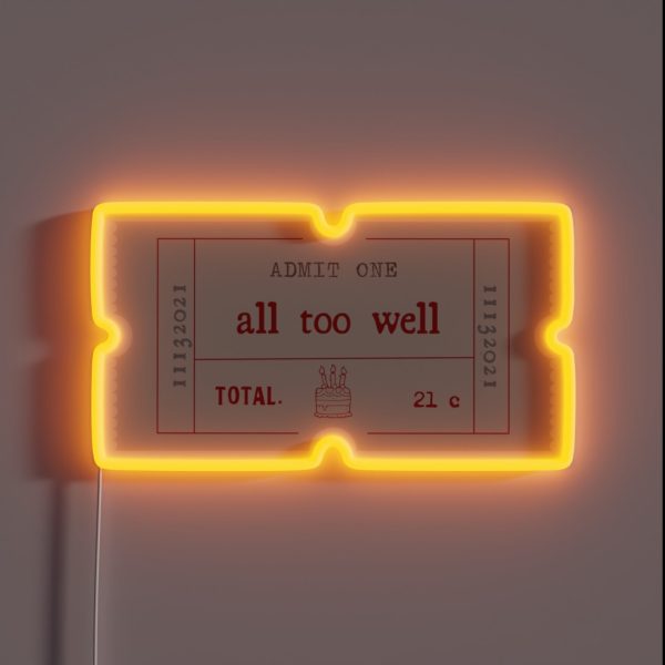 ATW Short Film Ticket RGB Neon Sign