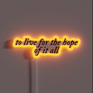 August Quote Taylor Swift RGB Neon Sign August Quote Taylor Swift RGB Neon Sign