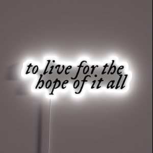August RGB Neon Sign