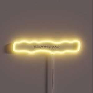 August To Live For The Hope Of It All RGB Neon Sign