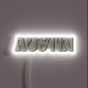 Austin Texas RGB Neon Sign