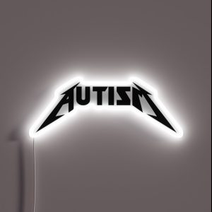 Autism Is Metal RGB Neon Sign Autism Is Metal RGB Neon Sign