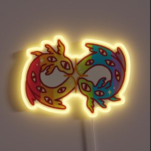 Autism Pride Angels RGB Neon Sign