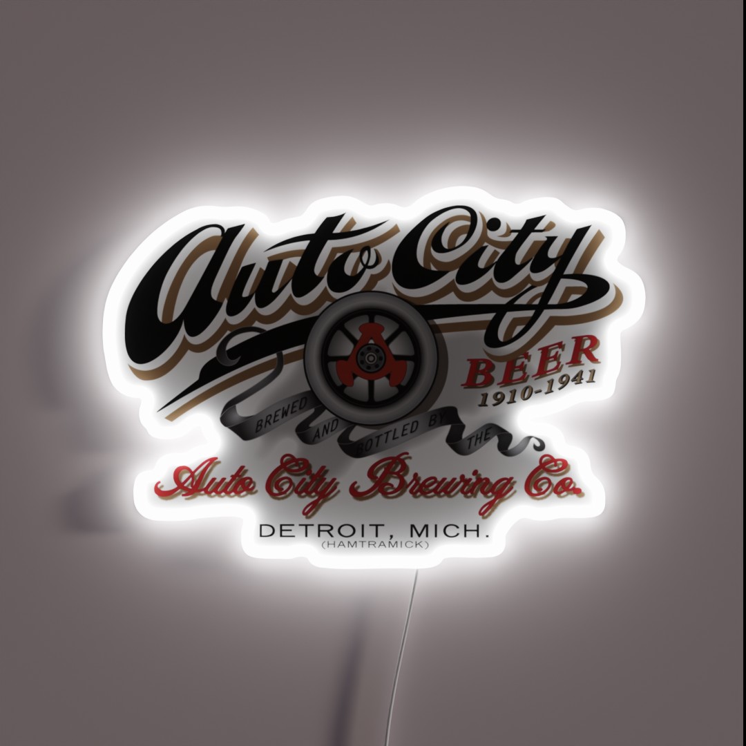 Auto City Brewing Company RGB Neon Sign Auto City Brewing Company RGB Neon Sign