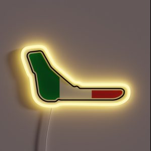 Autodromo Nazionale Monza Flag RGB Neon Sign Autodromo Nazionale Monza Flag RGB Neon Sign