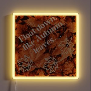 Autumn Leaves RGB Neon Sign