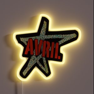 Avril Lavigne Logo RGB Neon Sign