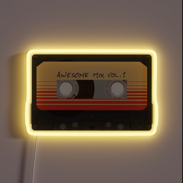 Awesome Mix Vol 1 RGB Neon Sign
