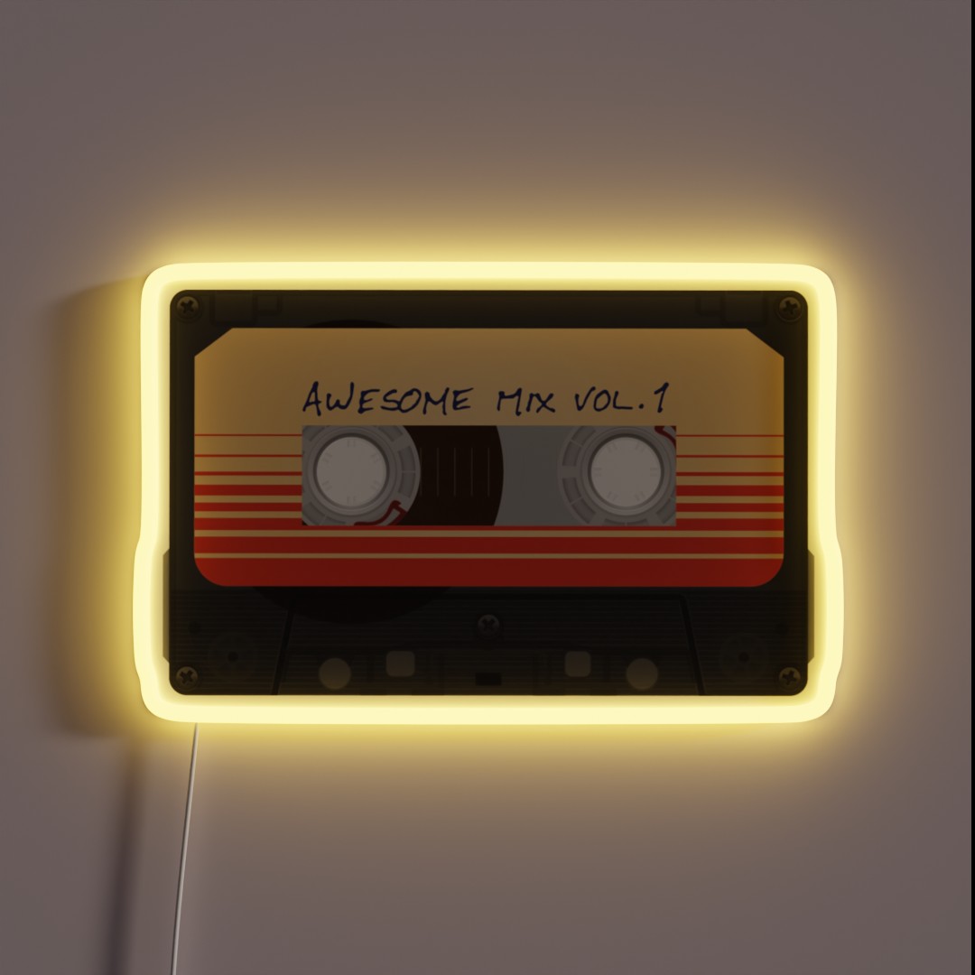 Awesome Mix Vol 1 RGB Neon Sign Awesome Mix Vol 1 RGB Neon Sign