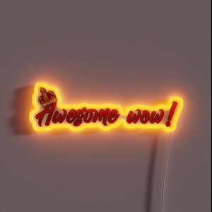 Awesome RGB Neon Sign Awesome RGB Neon Sign