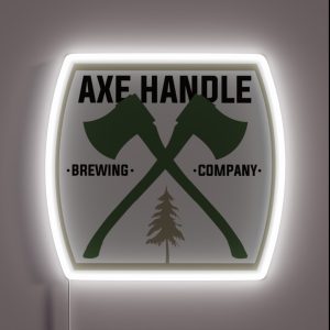 Axe Handle Beer Brewery RGB Neon Sign