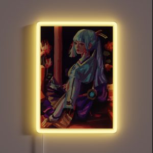 Ayaka Genshin Impact Anime Fan Art RGB Neon Sign Ayaka Genshin Impact Anime Fan Art RGB Neon Sign