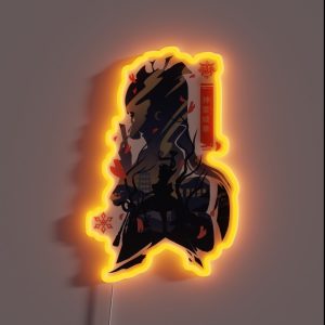 Ayaka Kamisato Genshin Impact RGB Neon Sign