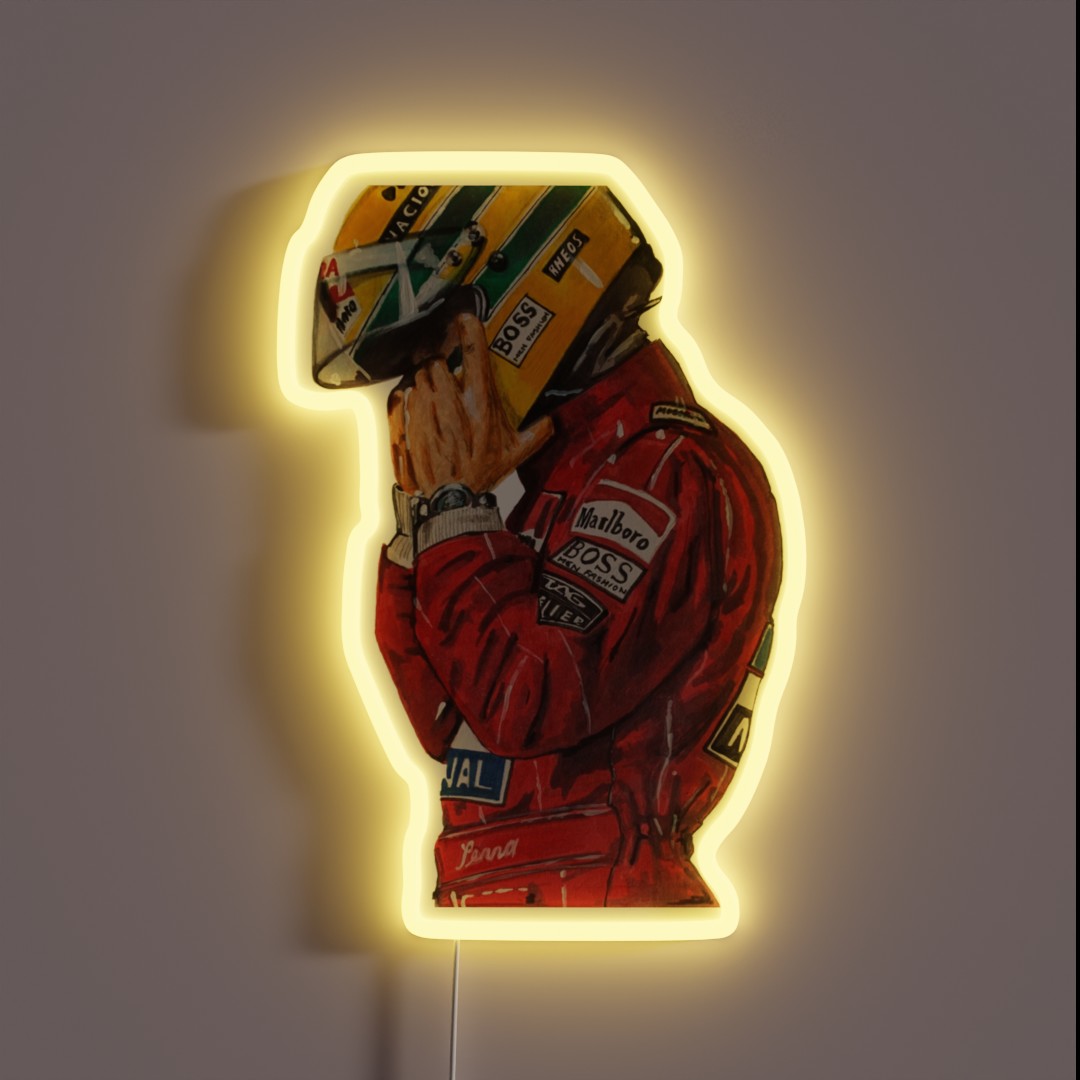 Ayrton Senna RGB Neon Sign Ayrton Senna RGB Neon Sign