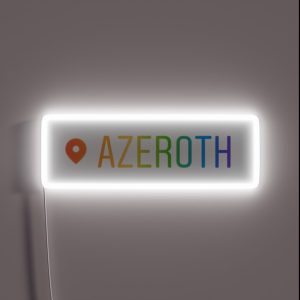 Azeroth RGB Neon Sign Azeroth RGB Neon Sign