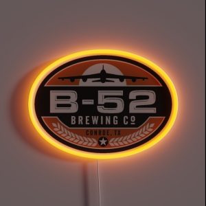 B 52 Brewing Company RGB Neon Sign