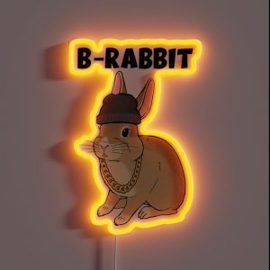 B Rabbit Eminem RGB Neon Sign