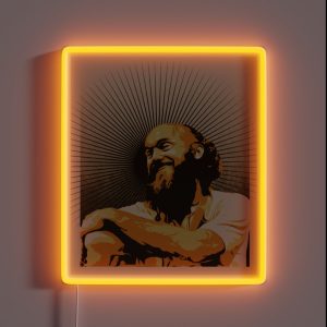 Baba Ram Dass RGB Neon Sign