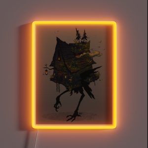 Baba Yaga Print RGB Neon Sign