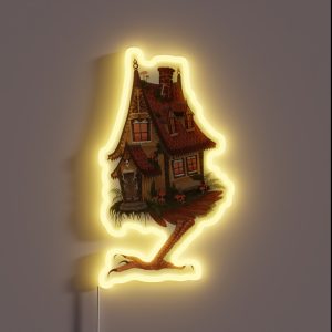 Baba Yaga S Hut RGB Neon Sign Baba Yaga S Hut RGB Neon Sign