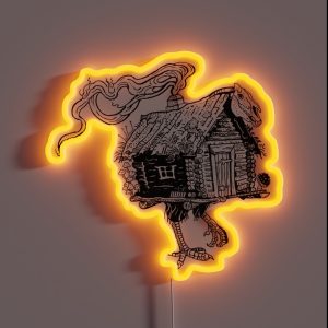 Baba Yaga S Hut RGB Neon Sign Baba Yaga S Hut RGB Neon Sign