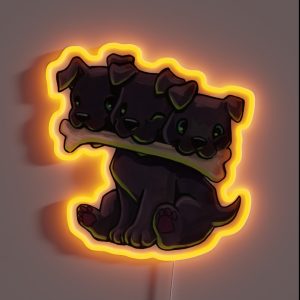 Baby Cerberus RGB Neon Sign Baby Cerberus RGB Neon Sign