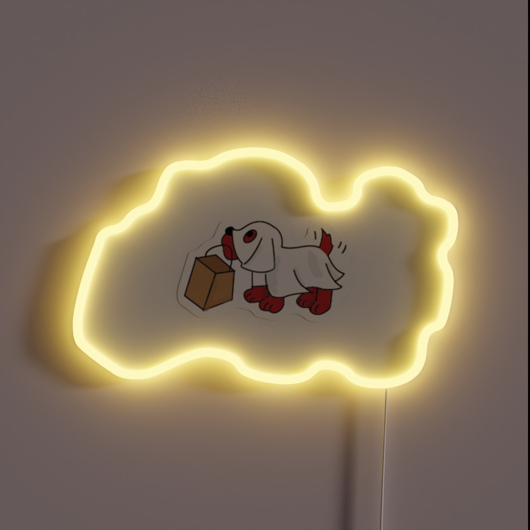 Baby Clifford Halloween RGB Neon Sign Baby Clifford Halloween RGB Neon Sign