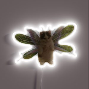 Baby Fairy Kitten RGB Neon Sign