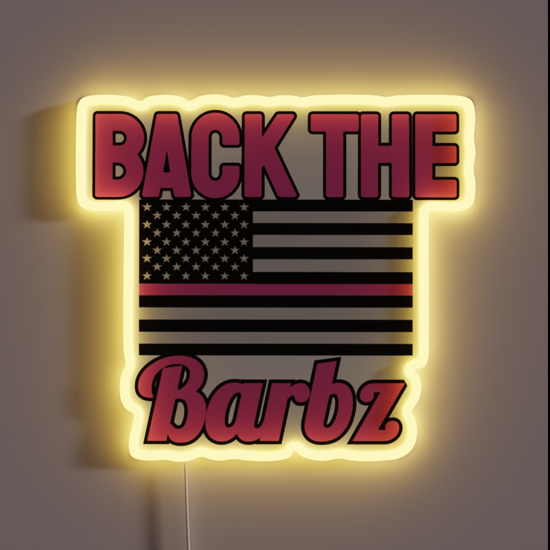 Back The Barbz RGB Neon Sign Back The Barbz RGB Neon Sign