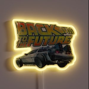 Back To The Future RGB Neon Sign Back To The Future RGB Neon Sign