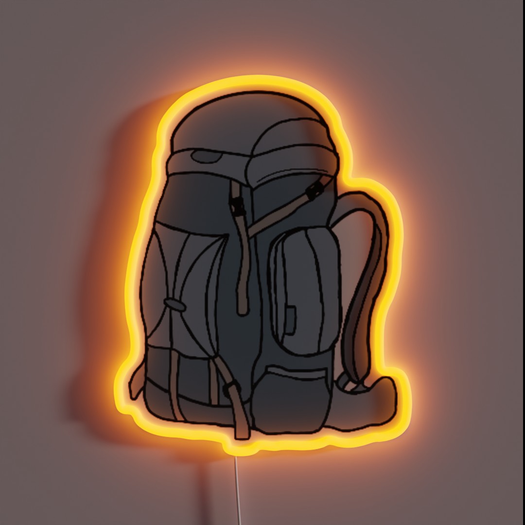Backpacking RGB Neon Sign Backpacking RGB Neon Sign